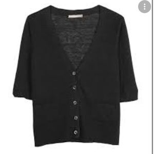 EILEEN FISHER LIGHTWEIGHT FINE GAUGE LINEN CARDIGAN